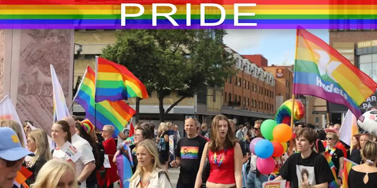 TV: Pride-parad genom Gävle – se folkfesten här