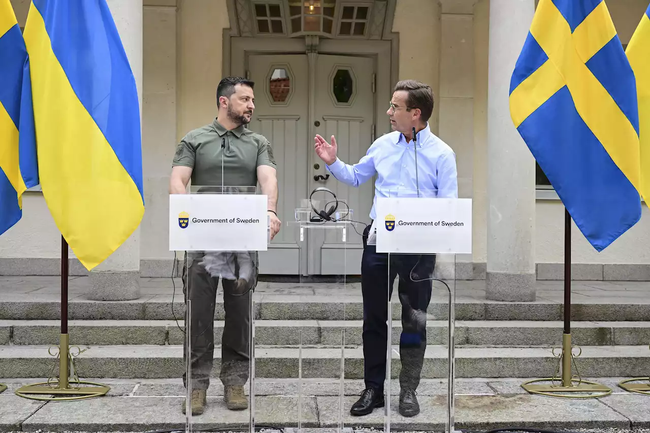 Zelenskyj bad om Gripen – Kristersson log