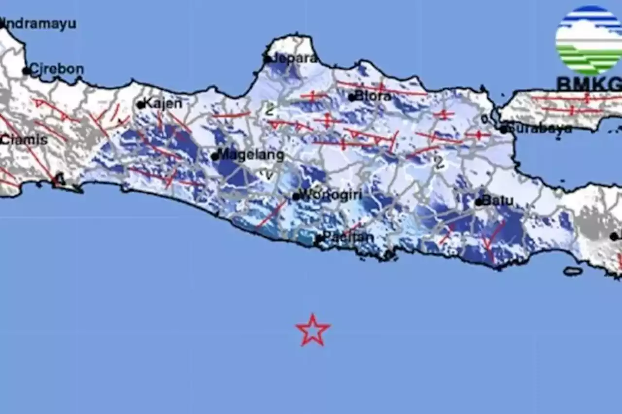 Gempa Magnitudo 5.0 Guncang Jawa Timur Tidak Berpotensi Tsunami