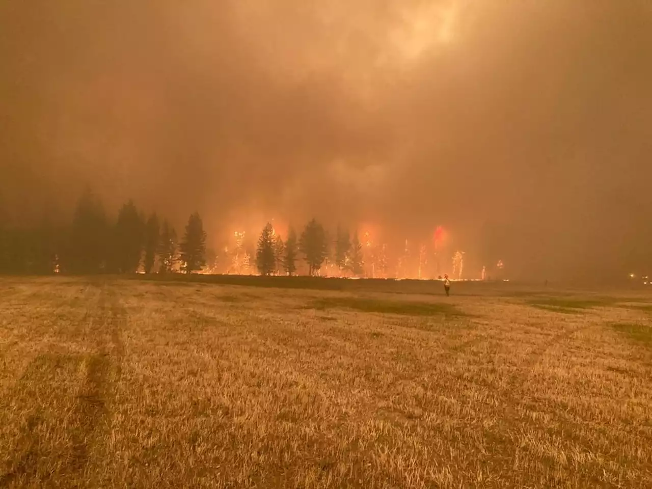 Incêndio florestal no Canadá alcança acampamento dos bombeiros do Rio