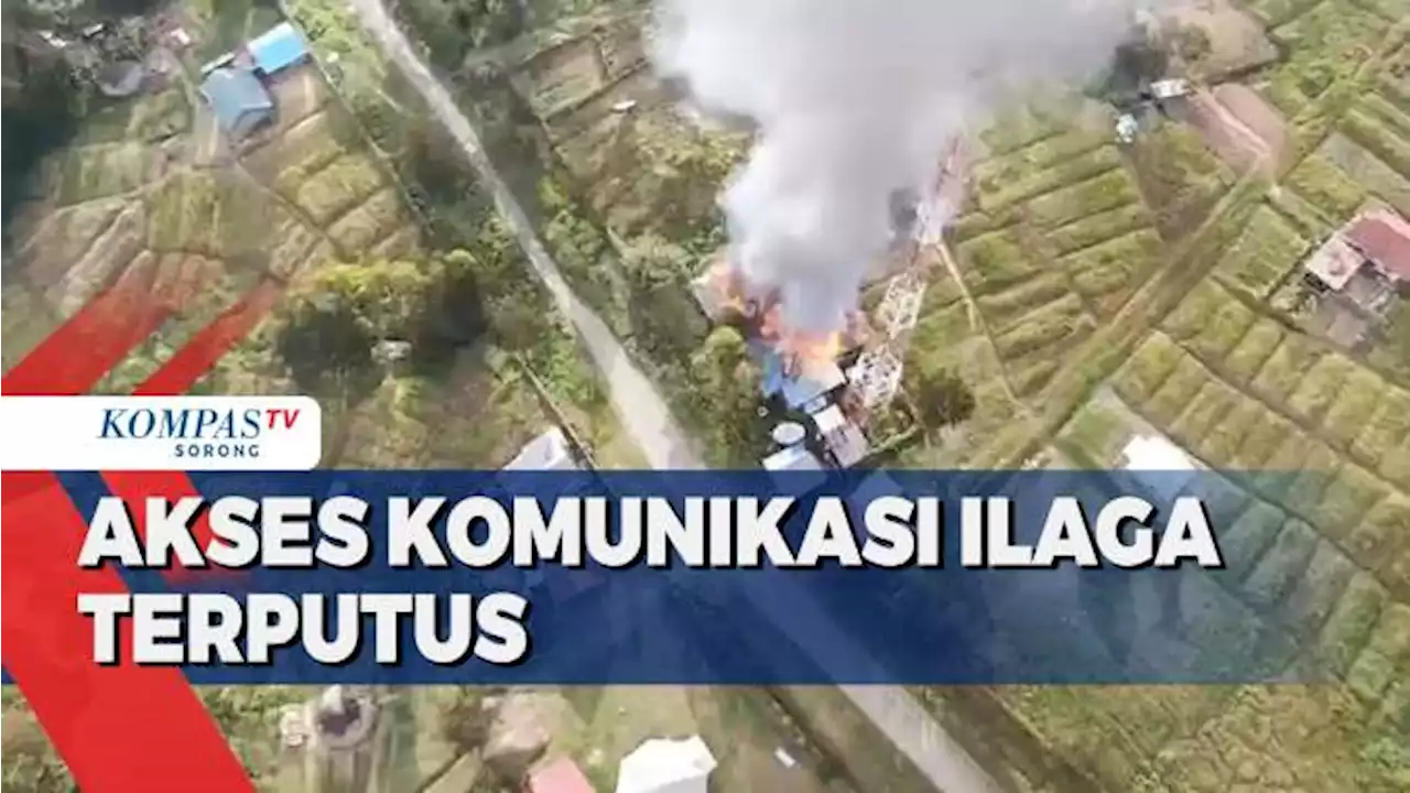 Dampak Pembakaran Tower, Akses Komunikasi di Ilaga Terputus