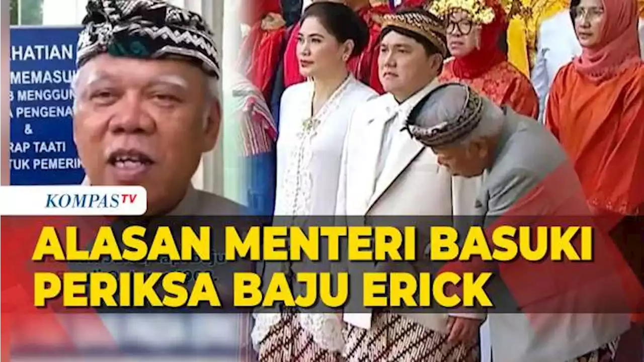 Pengakuan Menteri PUPR Basuki Iseng ke Erick Thohir Saat Upacara HUT RI