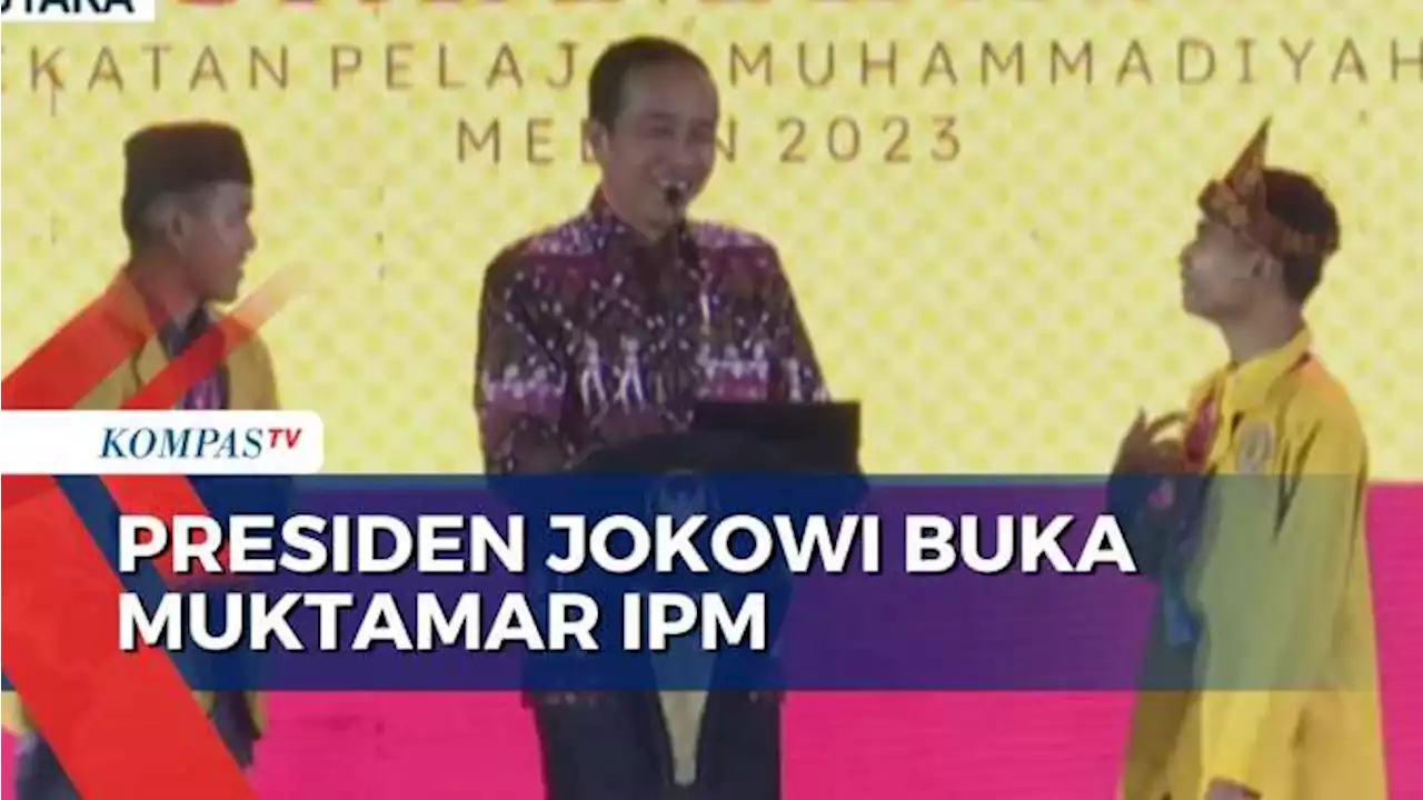 Presiden Jokowi Buka Muktamar IPM ke-23 di Medan