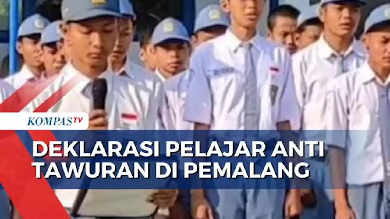 Ratusan Siswa SMK di Pemalang Gelar Deklarasi Pelajar Anti Tawuran