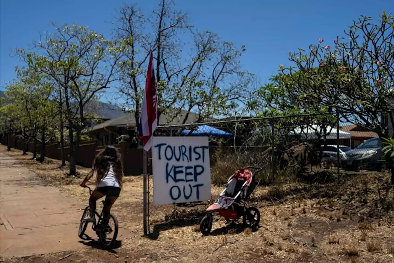 As Maui rebuilds, residents reckon with tourism's role in their recovery