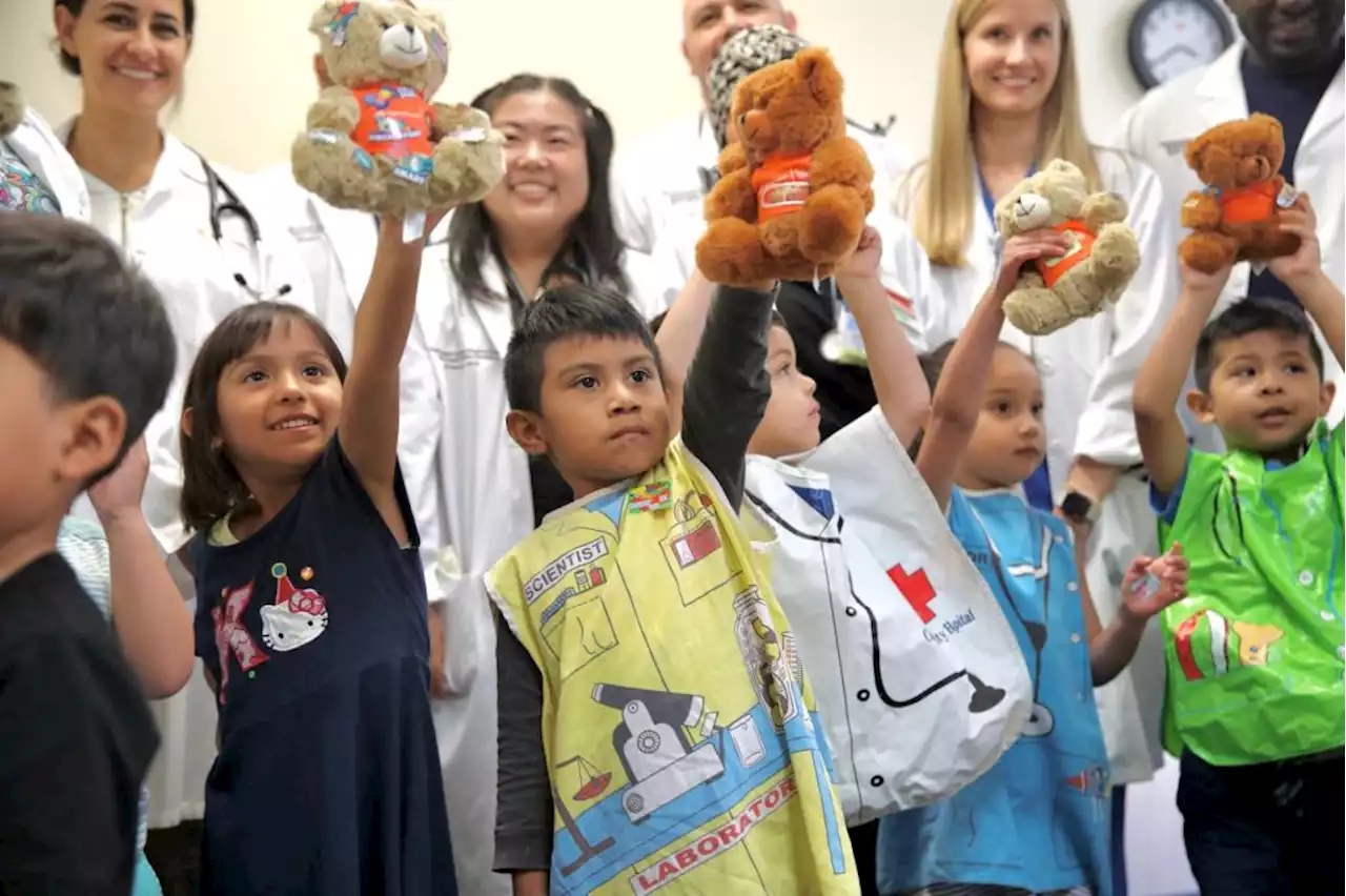 It was a ‘Teddy Bear Clinic’ on Friday for health checkup education