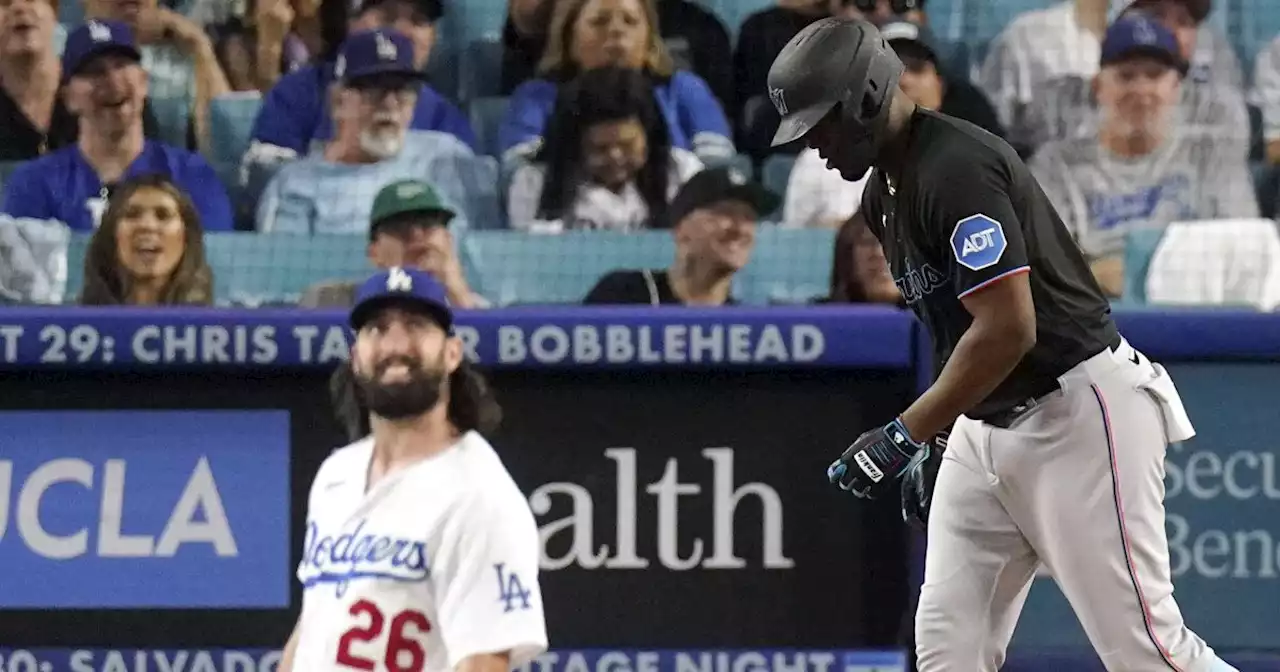 Tony Gonsolin gives up five homers as Marlins derail Dodgers' win streak