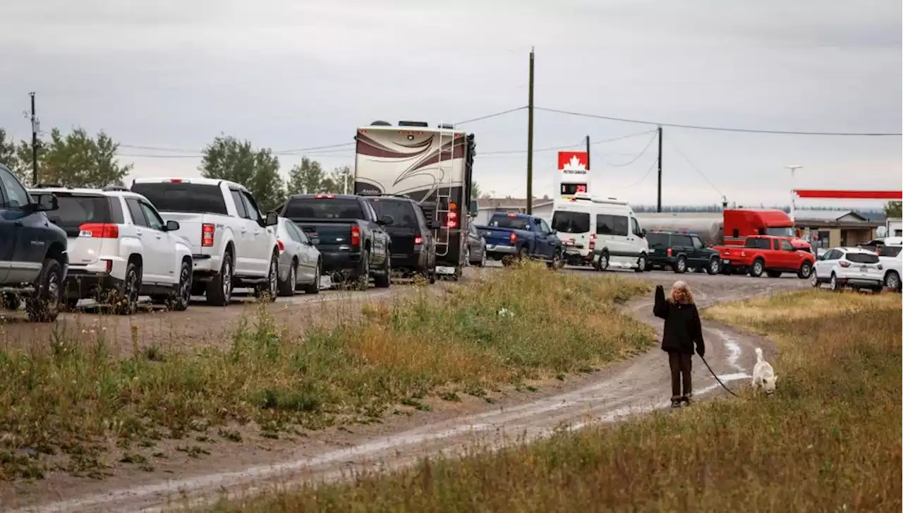 City empties as thousands flee wildfire burning near capital of Canada’s Northwest Territories