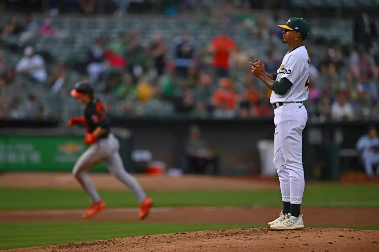 Few bright spots for Oakland A’s in lopsided loss to Baltimore Orioles