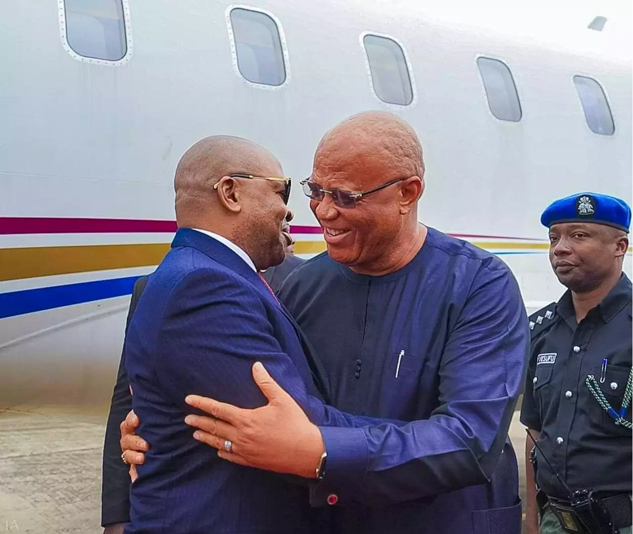 Ex-Gov Emmanuel not in custody of official jet