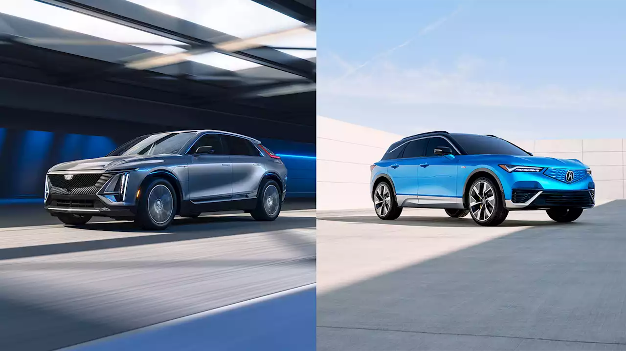 2024 Acura ZDX vs 2024 Cadillac Lyriq: Attack of the EV SUV Clones