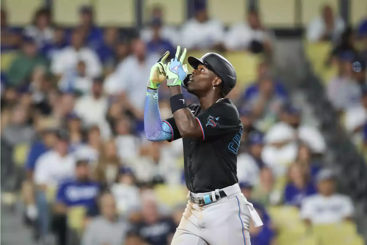 Marlins slug 5 homers and snap Dodgers' 11-game winning streak with 11-3 victory