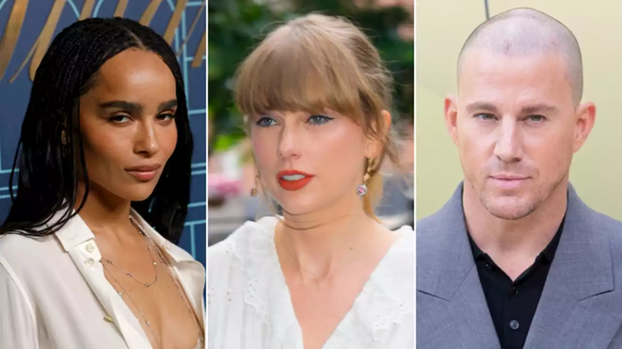 Taylor Swift, Channing Tatum, Zoë Kravitz seen in N.J. for Jack Antonoff-Margaret Qualley wedding