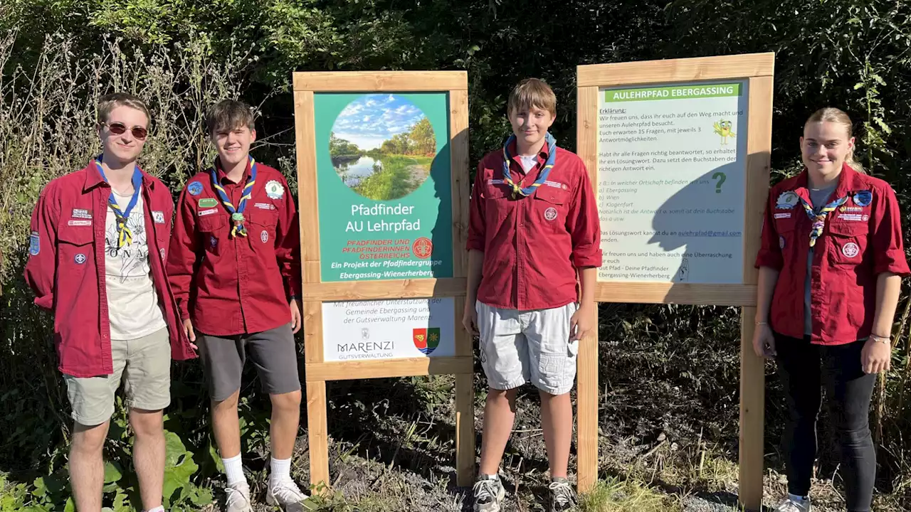 Pfadfinder-Lehrpfad in Ebergassing eröffnet