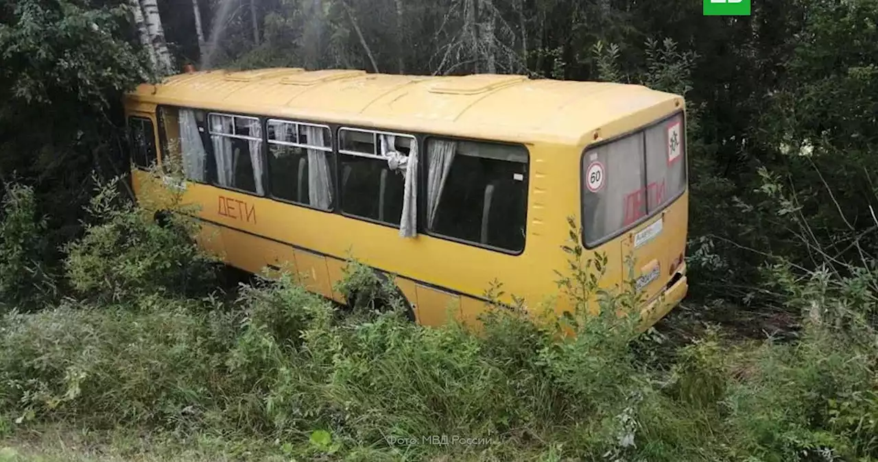 Автобус со школьниками попал в аварию в Пермском крае