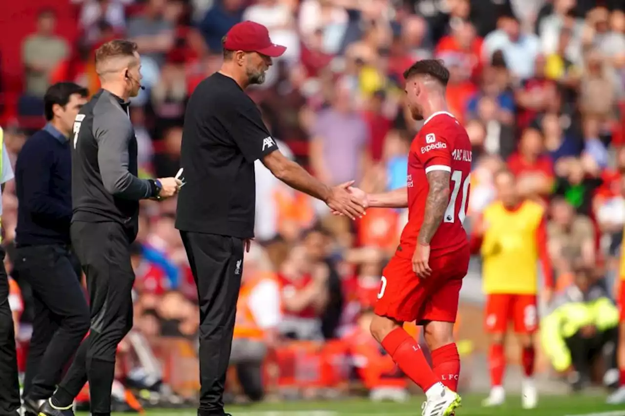 Jurgen Klopp to consider appeal against Alexis Mac Allister’s red card