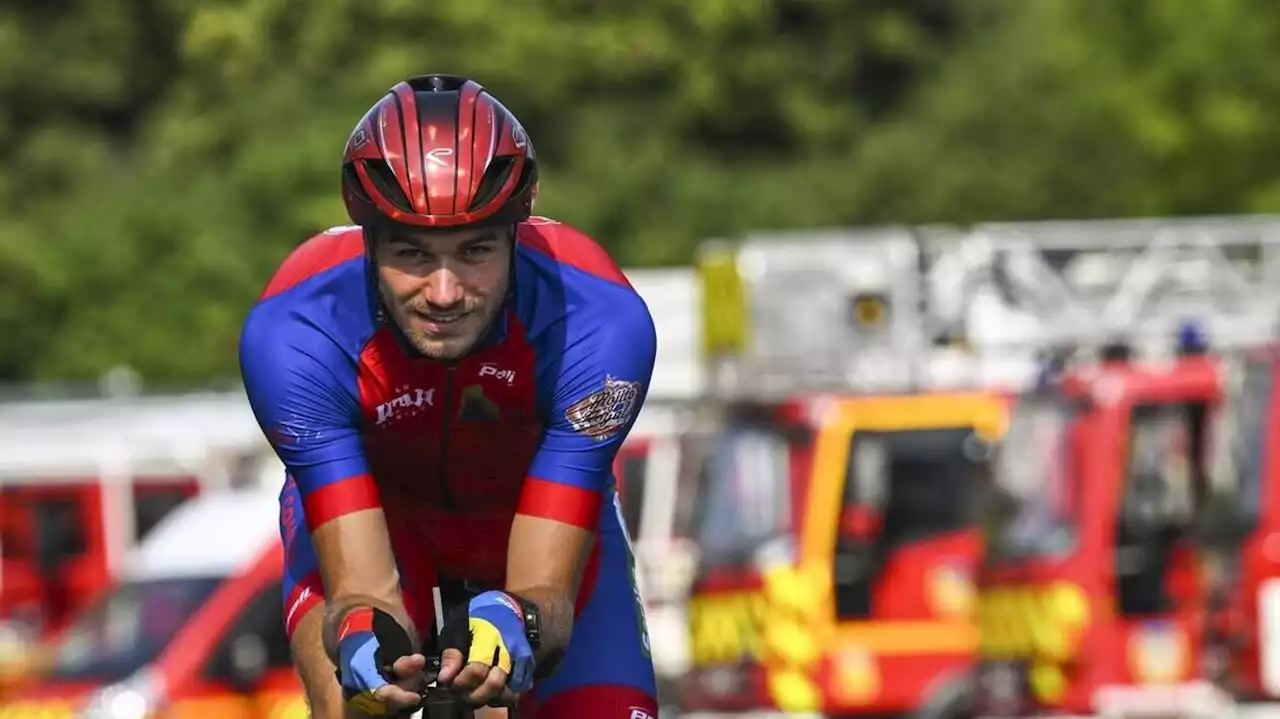 Il entame un tour de France à vélo au profit des pupilles des sapeurs-pompiers