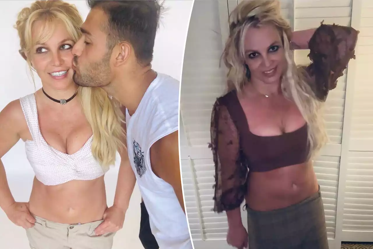 Britney Spears speaks out after news of her split from husband Sam Asghari