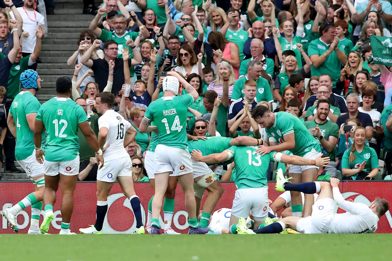 Vunipola sees red as Ireland soar