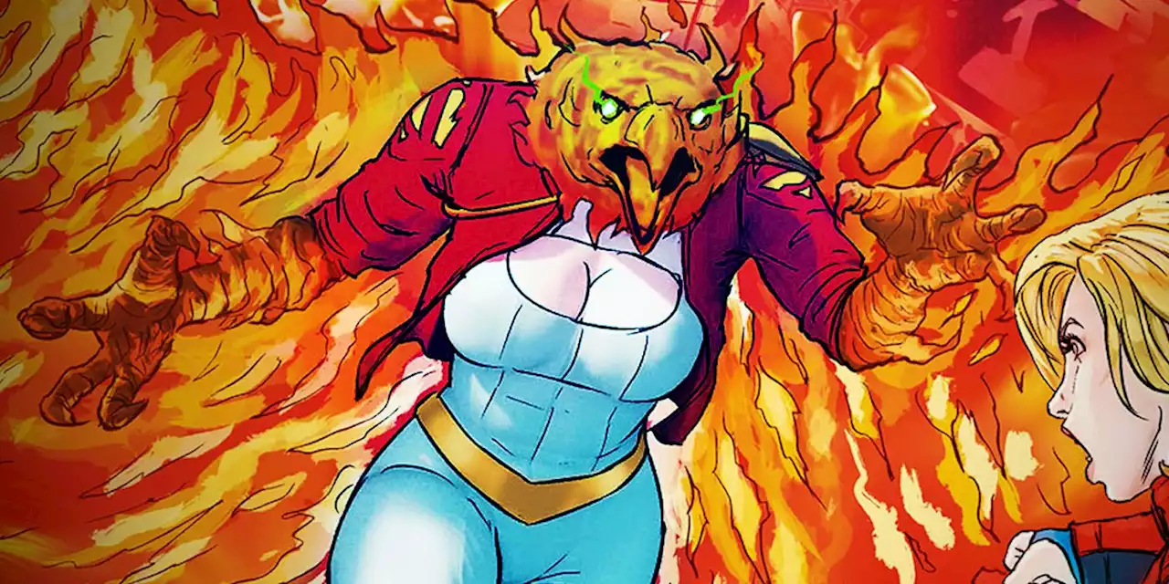 Power Girl Unleashes Her New FLAMEBIRD Form in DC's Beast World Tour