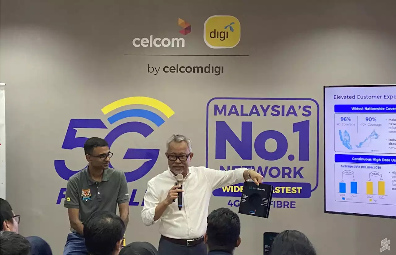 CelcomDigi's network modernisation plans are on track, over 50Mbps download speed on merged network