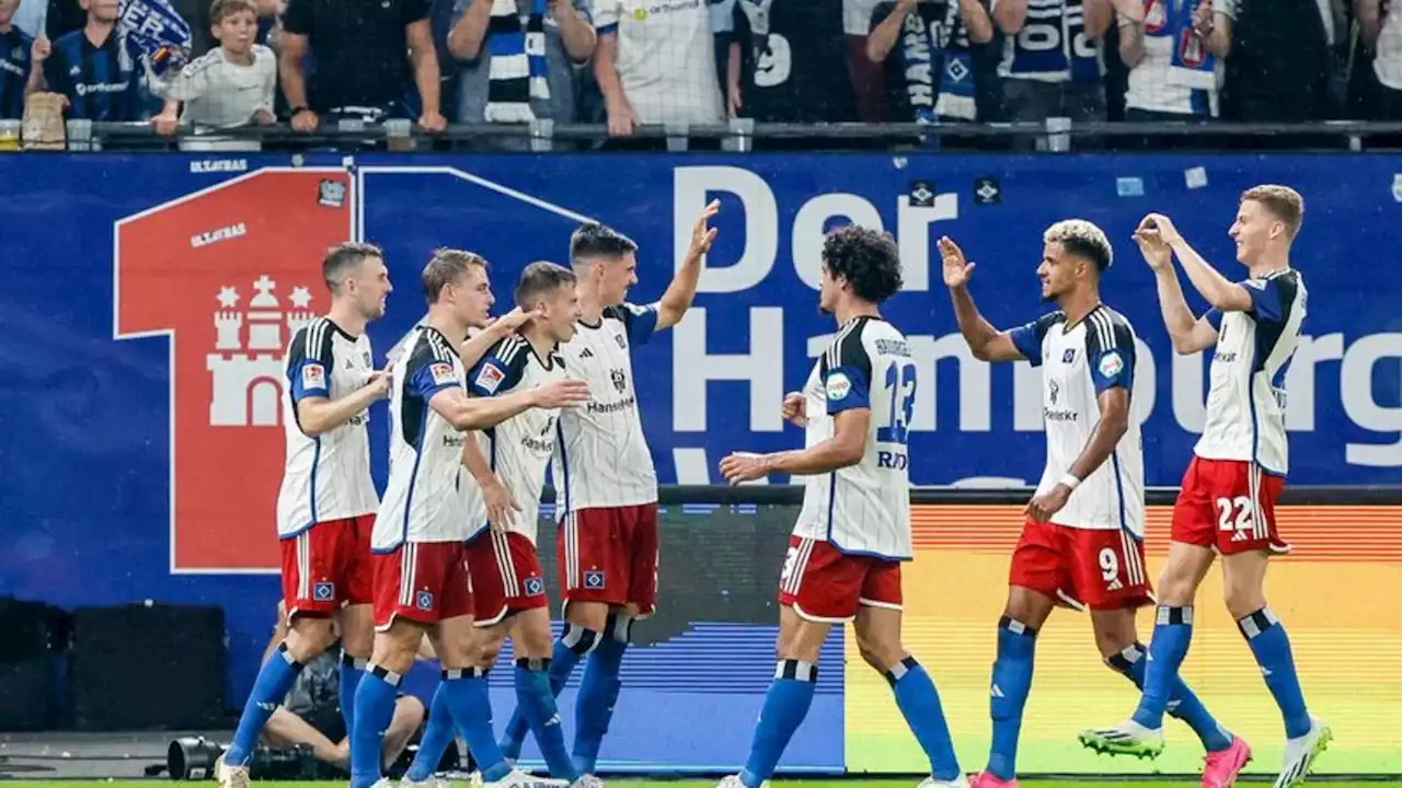 HSV klettert an Tabellenspitze und verschärft Herthas Krise