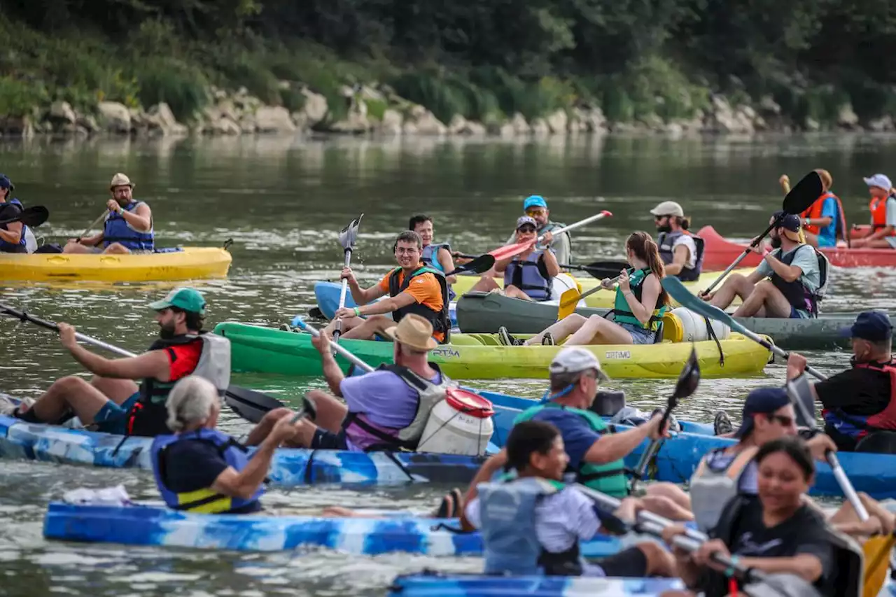 Garonne en fête : la descente du fleuve en canoë de Saint-Sixte en images