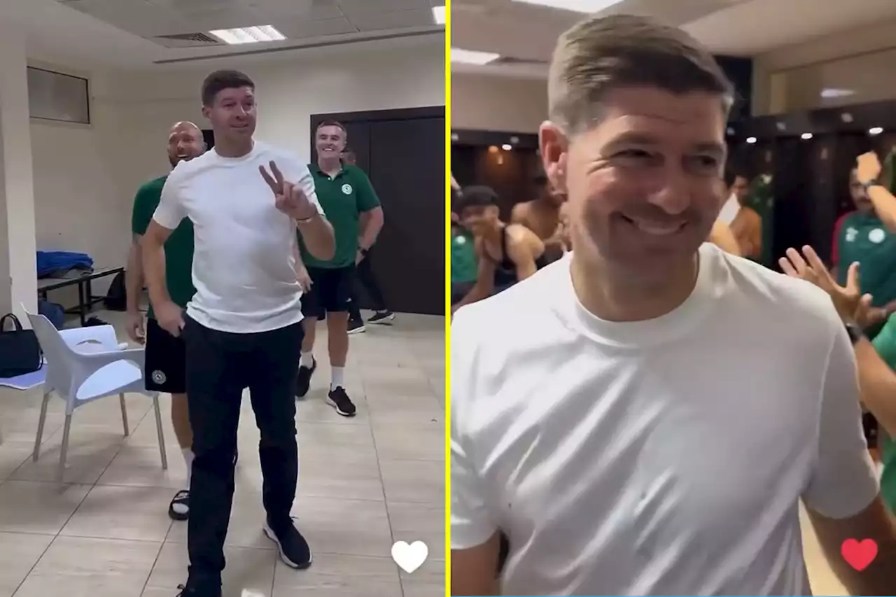 Footage shows Gerrard telling Al-Ettifaq stars to calm down after two straight wins