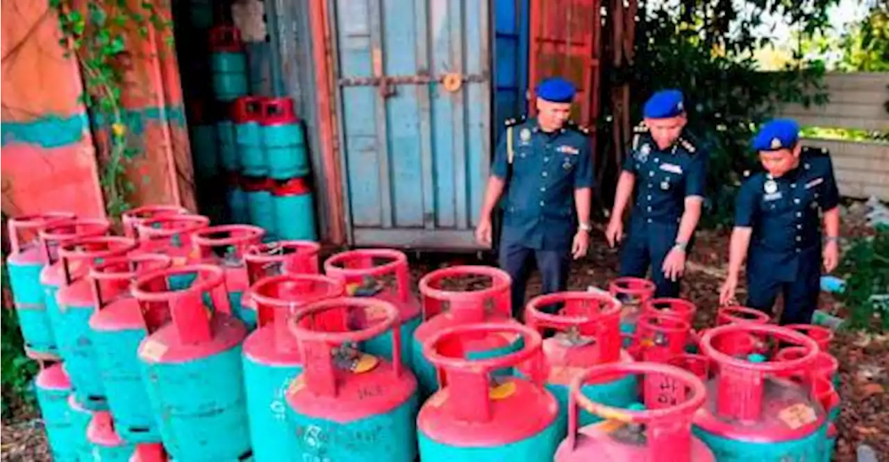 Perak KPDN seizes subsidised LPG worth over RM18,000 in Bercham