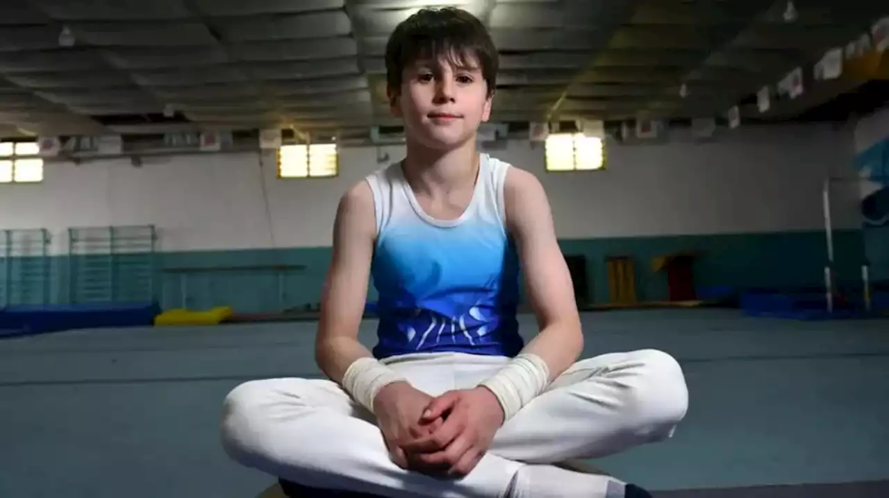 Tiene 11 años, es uno de los gimnastas más destacados de la Argentina y sueña con ser campeón olímpico