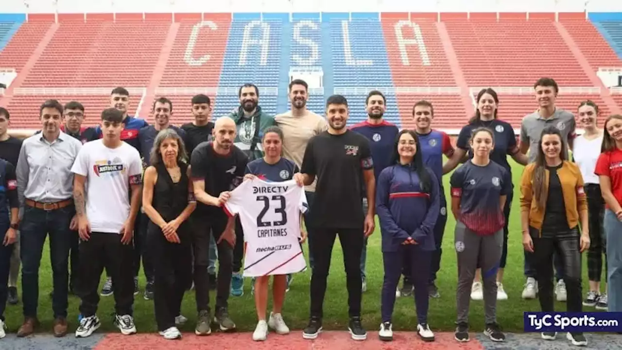 El primer encuentro de capitanes en San Lorenzo