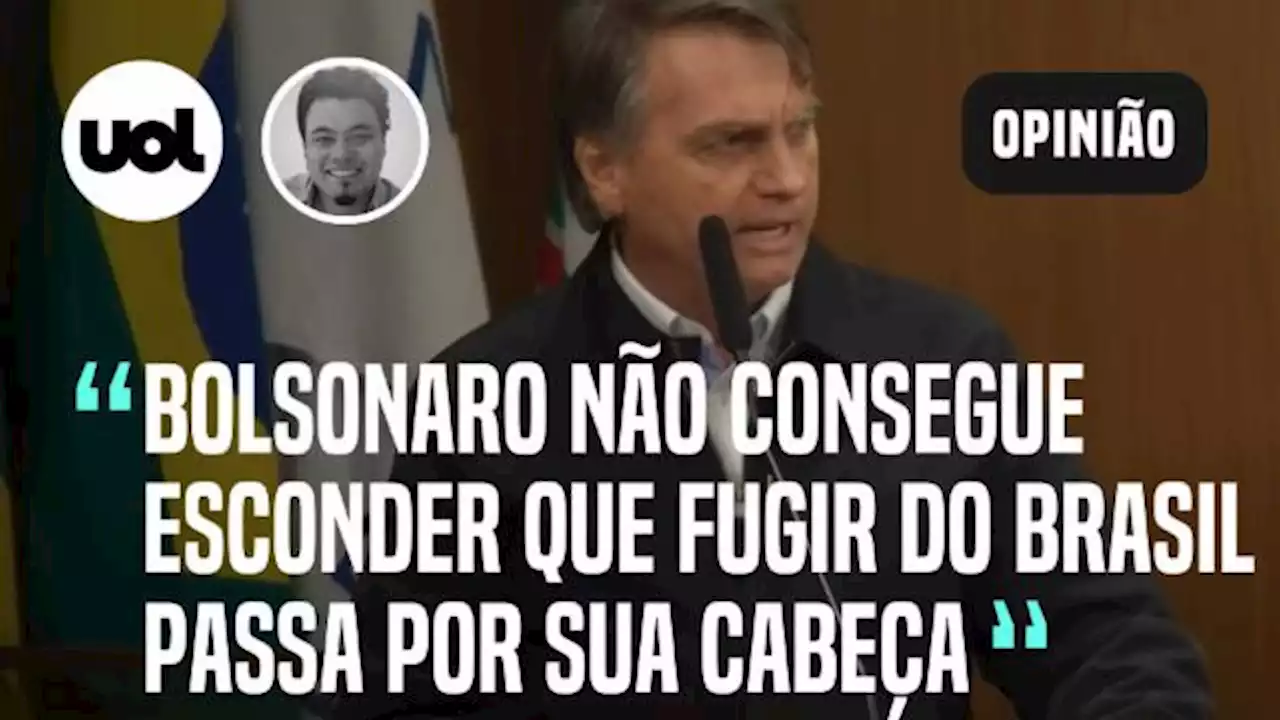 Bolsonaro não consegue esconder que pensa sobre fuga; inconsciente dele grita por socorro