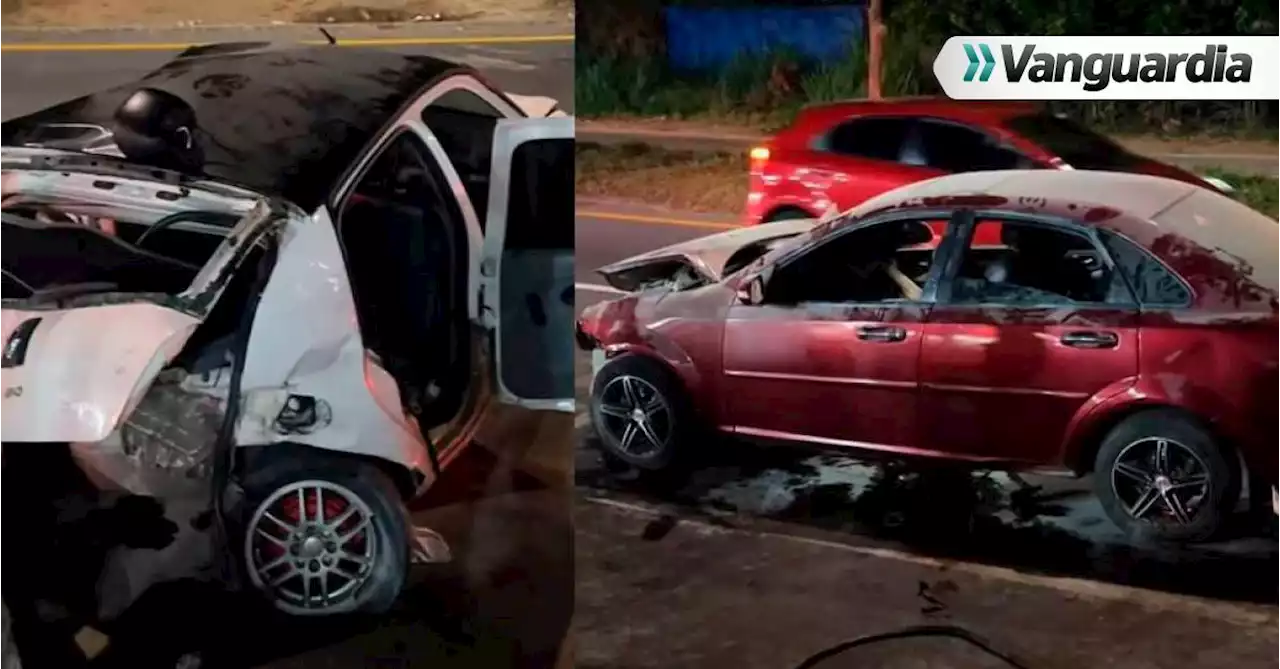 Video: Impresionante accidente de tránsito en el anillo vial de Girón dejó cuatro personas heridas