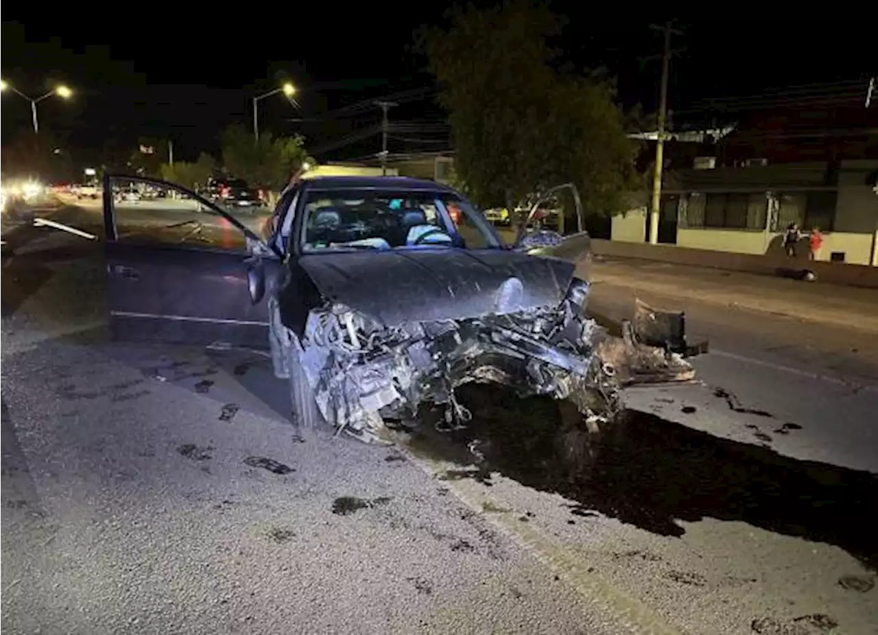 Joven jugaba carreritas y derriba una luminaria, en la colonia Oceanía de Saltillo