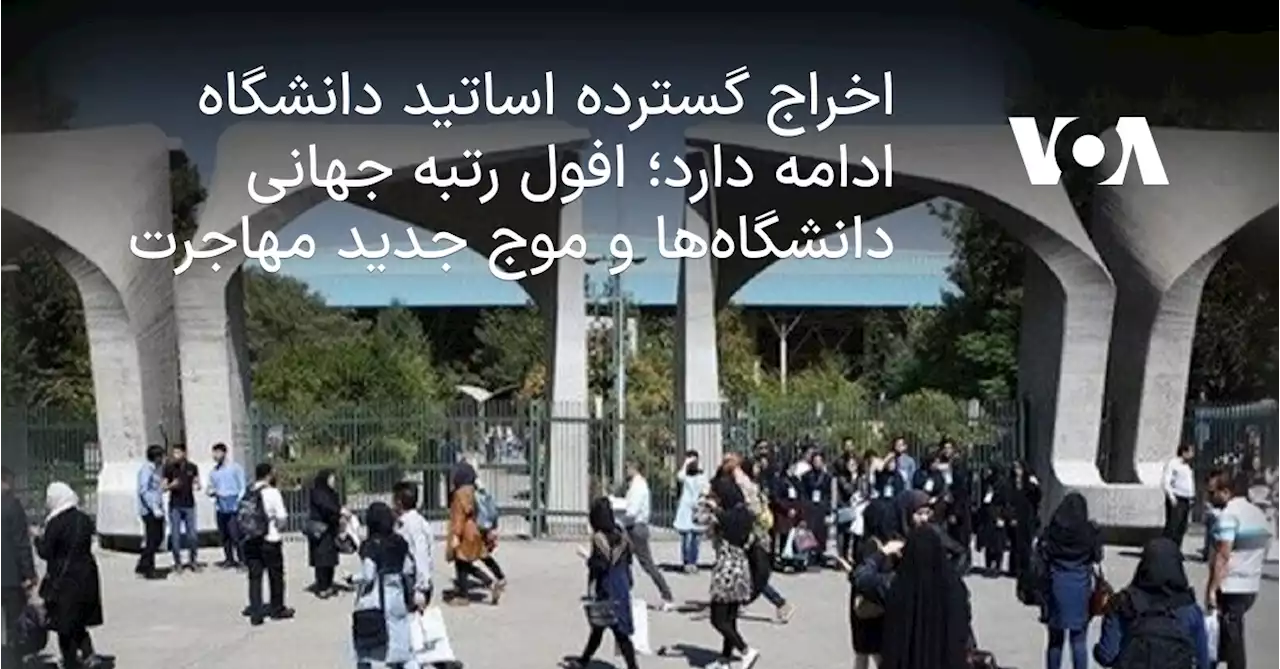 اخراج گسترده اساتید دانشگاه ادامه دارد؛ افول رتبه جهانی دانشگاه‌ها و موج جدید مهاجرت