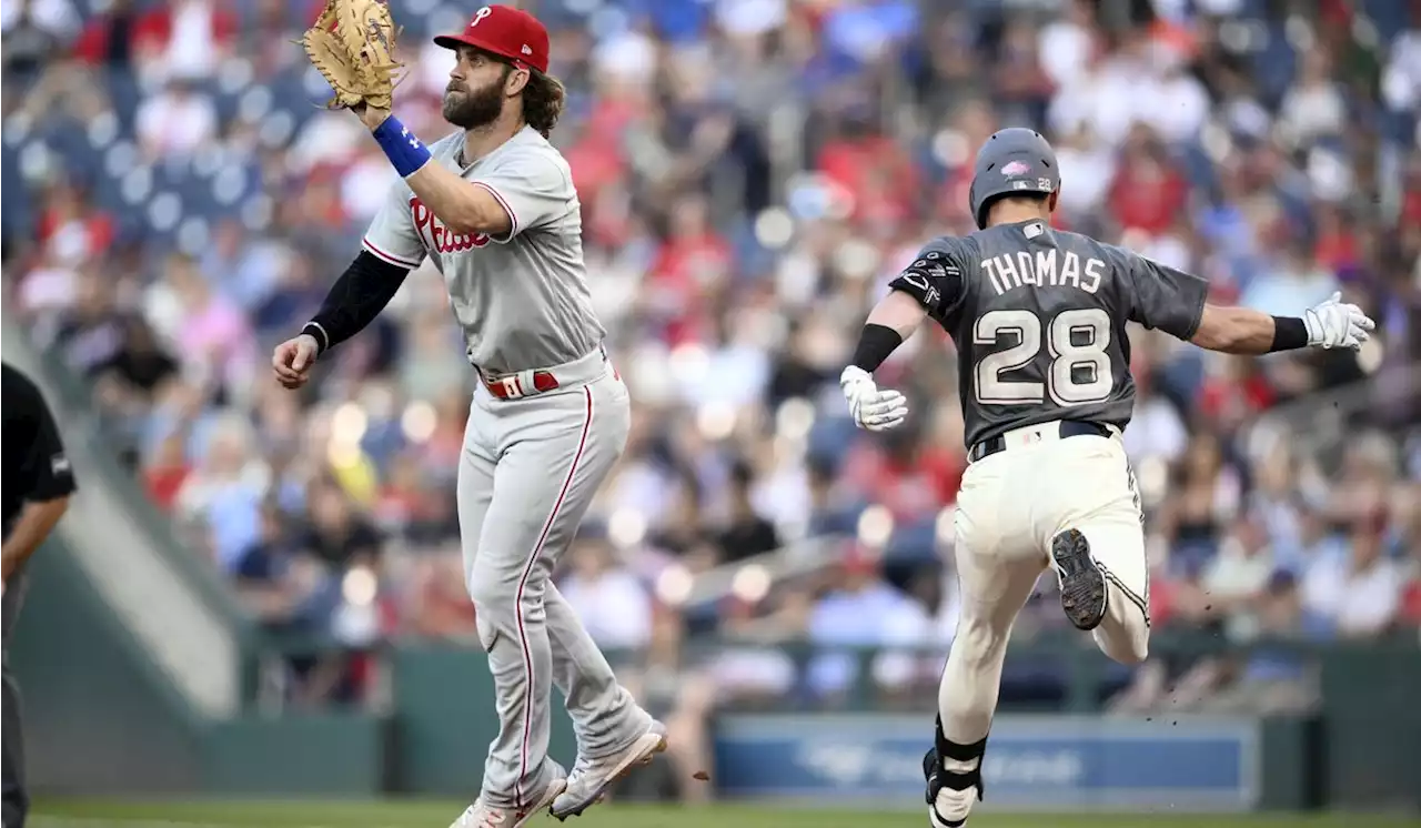 Nationals rough up Phillies’ Michael Lorenzen in 1st start since no-hitter, post 8-7 victory