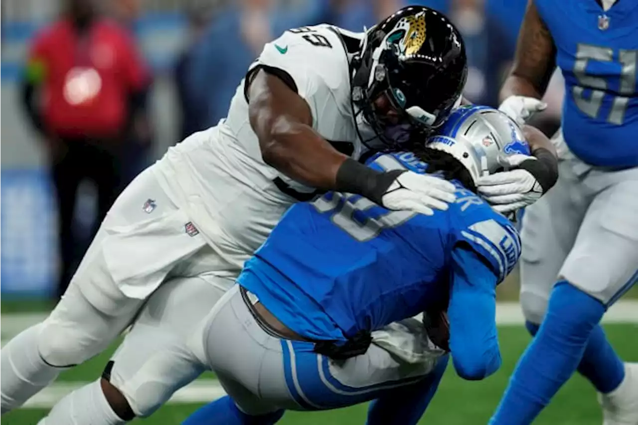 Jaguars rest starters, but backups look sharp on defense early against Lions