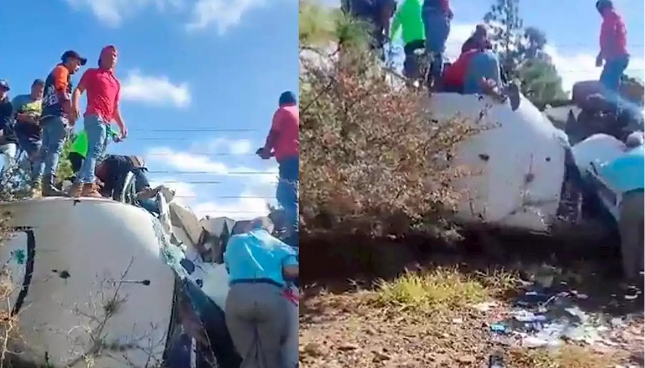 Tres personas muertas, entre ellas dos menores de edad, en accidente en Villa de Leyva