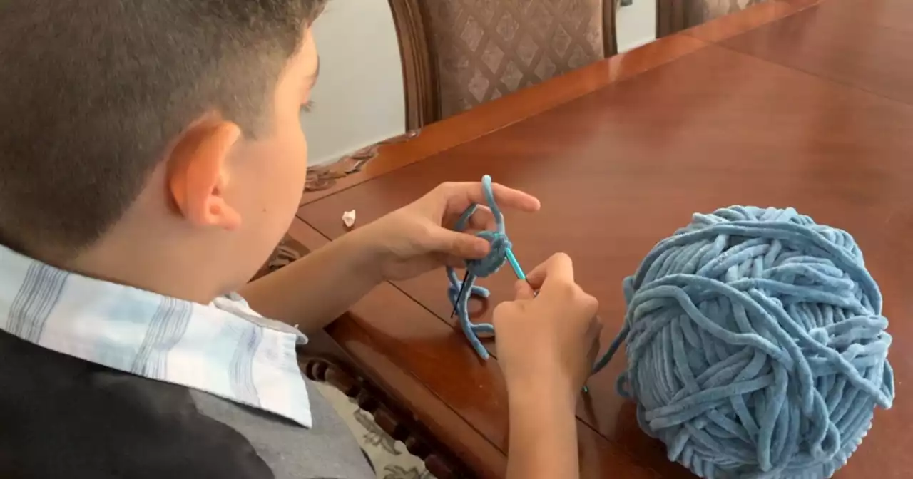 Valley boy uses summer break to build new crochet business