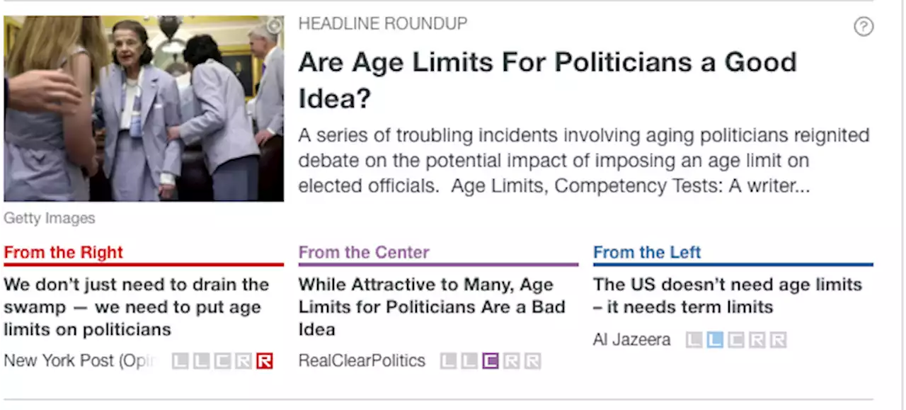 Are Age Limits For Politicians a Good Idea?