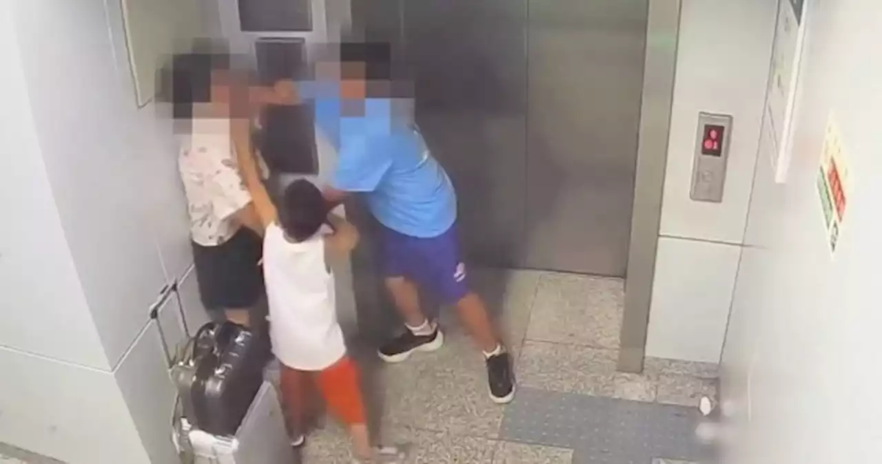 Teen in China attacks mum at train station, grabs her throat and kicks her after she confiscates phone