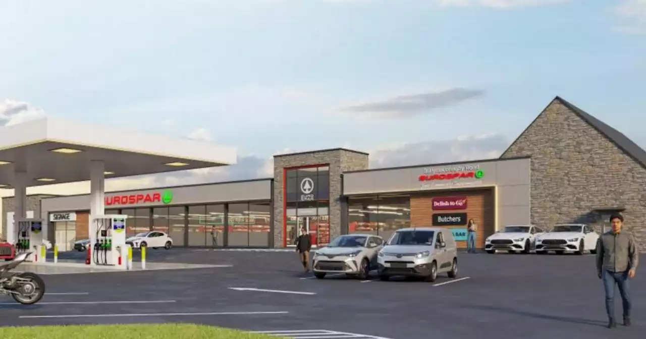 Plans unveiled for new filling station and shops in Belfast