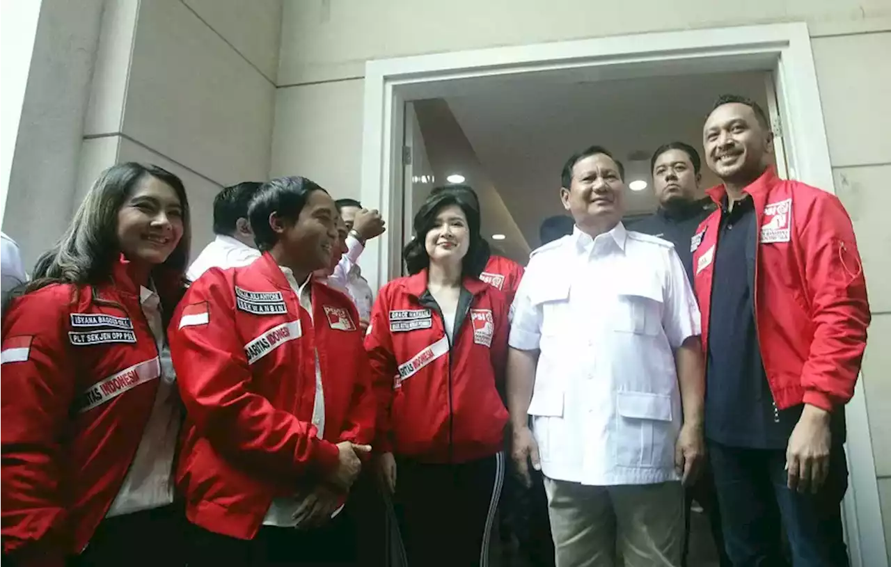 Prabowo Sebut Pandangannya dengan PSI Punya Banyak Kecocokan