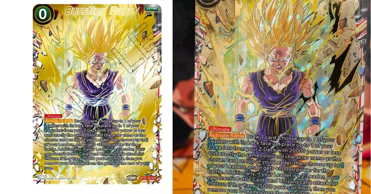 Dragon Ball Super Reveals Critical Blow: SS2 Gohan Secret Rare