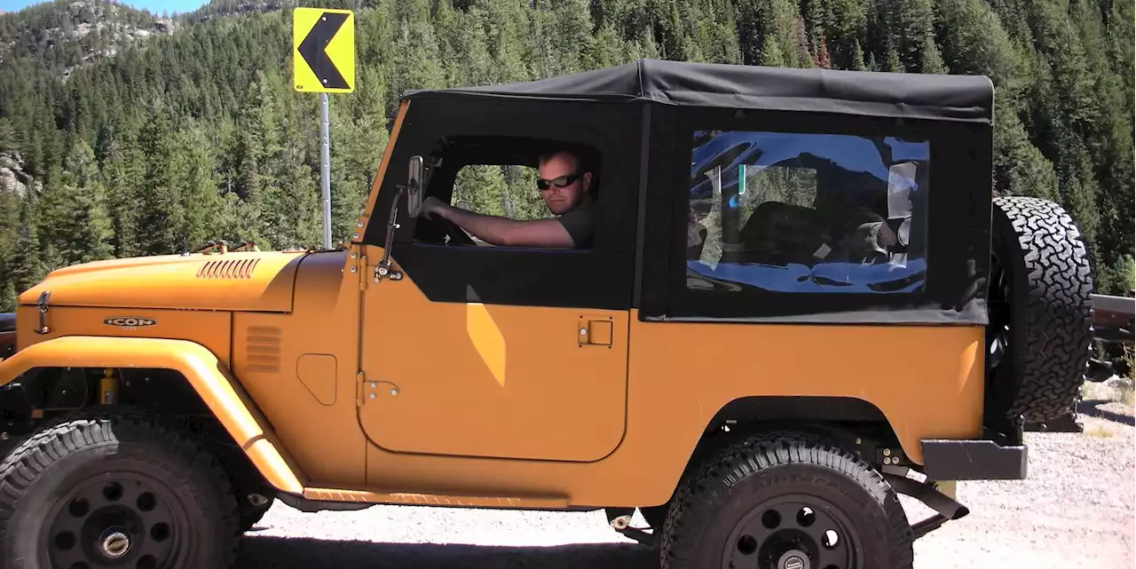 Icon Toyota FJ40 Land Cruiser Takes a Rocky Mountain Road Trip