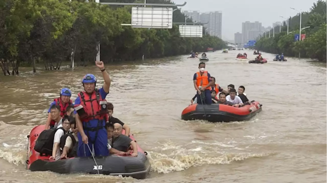 Beijing records 29 inches of rain from Saturday to Wednesday, its most in at least 140 years