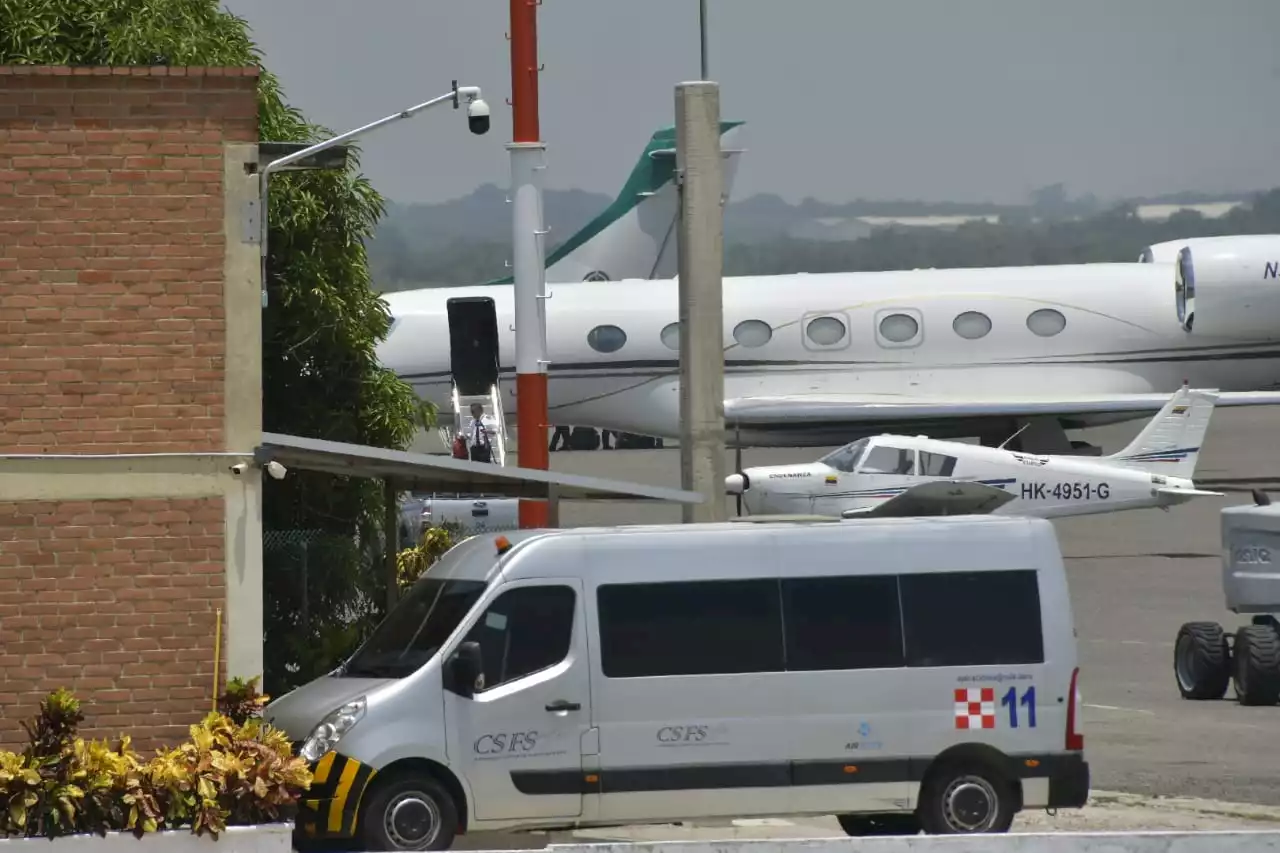 Shakira arribó este miércoles a Barranquilla