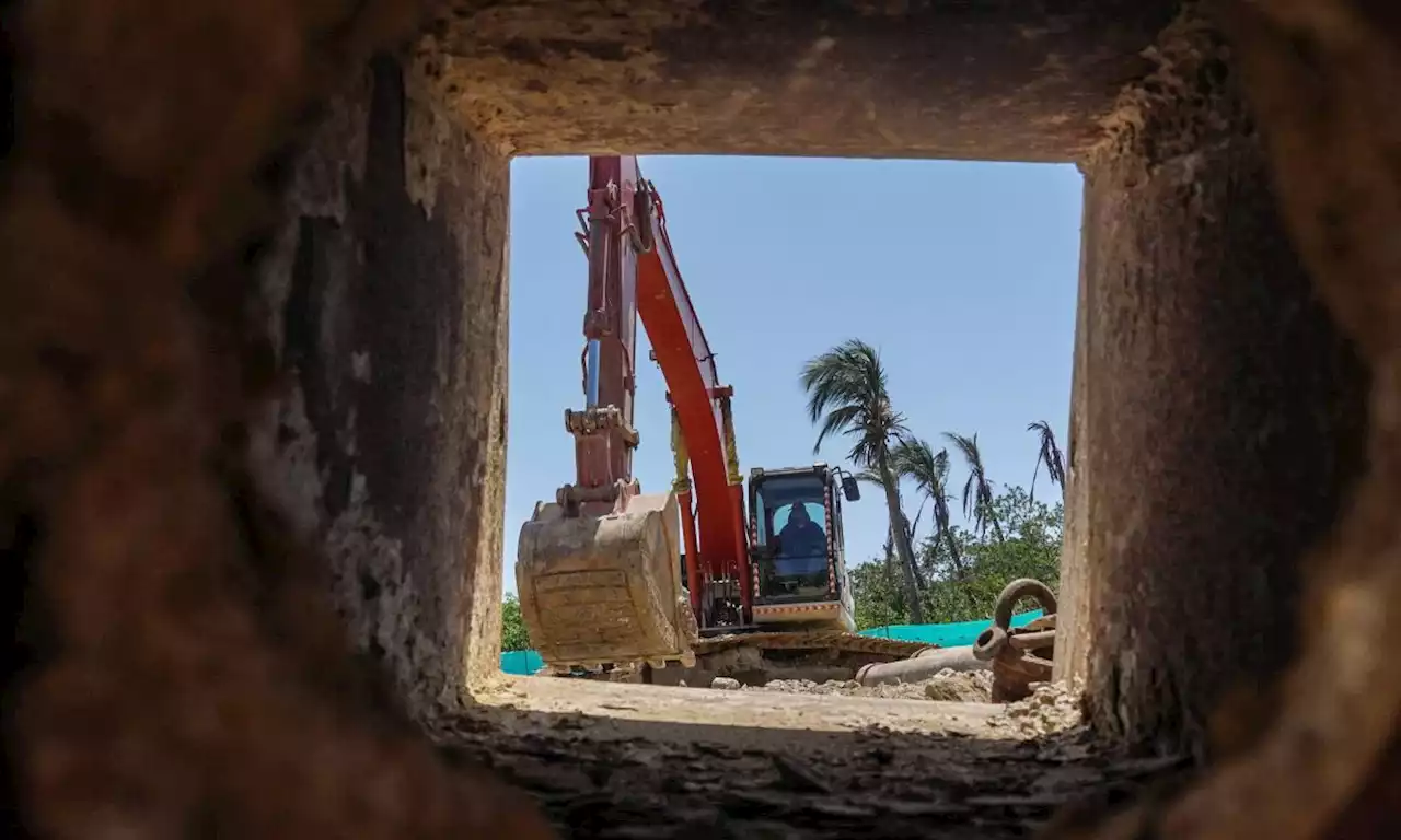 Inspeccionan obras de alcantarillado por inconformidades de comunidad en Barranquilla