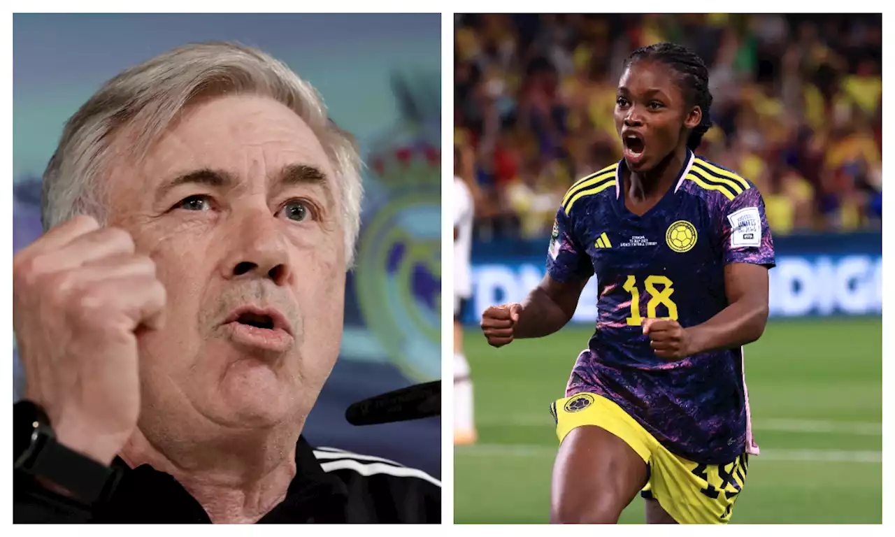 Linda Caicedo tiene descrestado hasta a Carlo Ancelotti: elogios del DT de Real Madrid