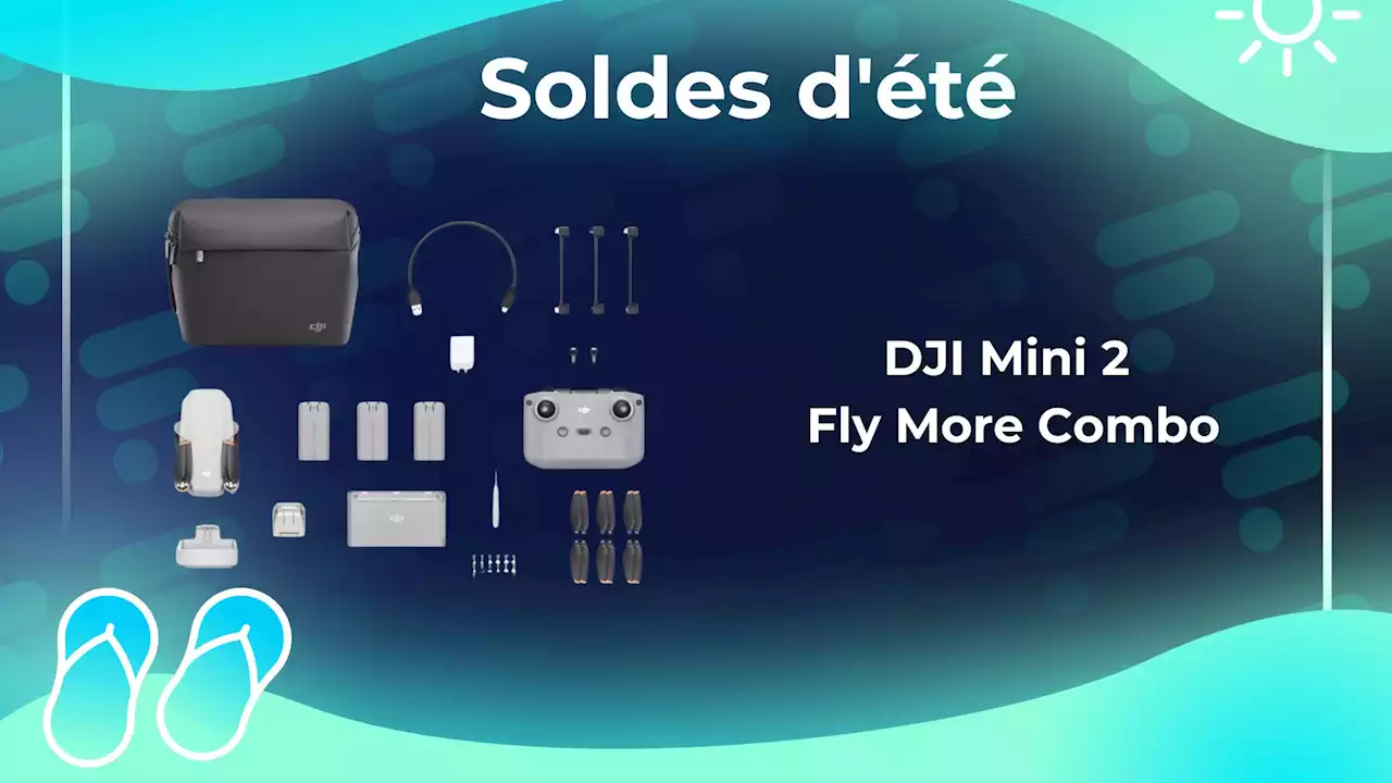 DJI Mini 2 : le drone grand public avec son lot d'accessoires est soldé quelques heures encore